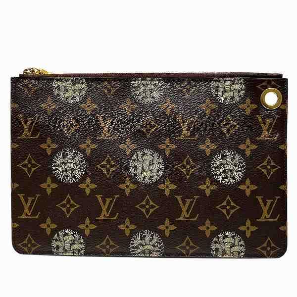 ルイヴィトン Louis Vuitton モノグラム ポシェット ジュールPM M61324 クリストファーネメスコラボ バッグ クラッチバッグ メンズ【中古】 LOUIS VUITTON（ルイ・ヴィトン） モノグラム ポシェット ジュールPM