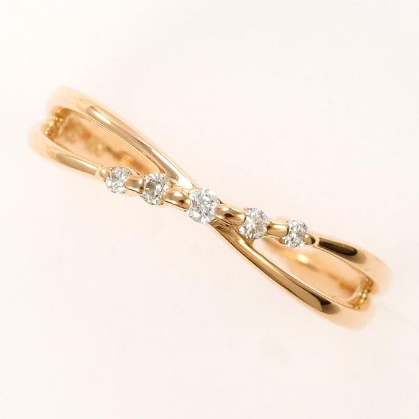 4℃ K10PG リング 指輪 8号 ダイヤ ジュエリー 【公式通販】