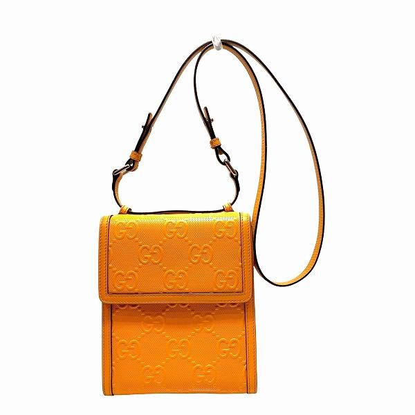 グッチ 625782 GGエンボスレザーショルダーバッグ GUCCI（グッチ） GUCCI GGエンボス メッセンジャーバッグ 625782