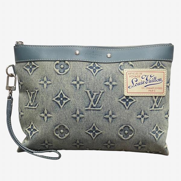 ルイヴィトン Louis Vuitton モノグラムウォッシュデニム ポシェット・トゥ・ゴー M82313 バッグ クラッチバッグ セカンドバッグ ユニセックス【中古】 LOUIS VUITTON（ルイ・ヴィトン） モノグラムウォッシュデニム