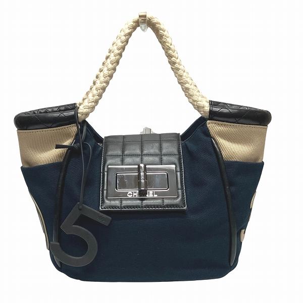 CHANEL（シャネル） チョコバー A28010 NO・5 ロープハンドル バッグ