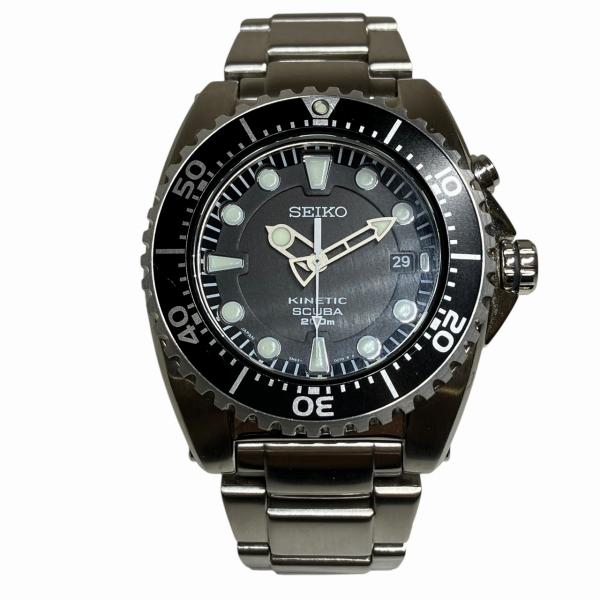 SEIKO キネティックダイバー 5M62-0BL0 楽天市場】【中古】SEIKO セイコー プロスペックス キネティック