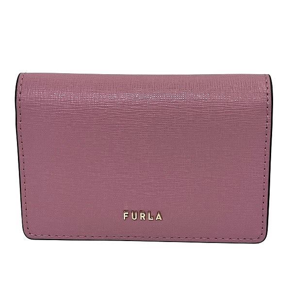 フルラ FURLA ピンク レザー カード入れ ブランド小物 名刺入れ パスケース レディース【中古】 フルラ FURLA ピンク レザー カード入れ ブランド小物 名刺入れ パス