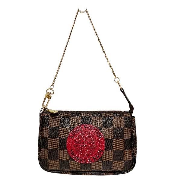 ルイヴィトン Louis Vuitton ダミエ ミニポシェットアクセソワール N58011 ポーチ バッグ レディース 送料無料 【中古】 LOUIS VUITTON（ルイ・ヴィトン） ダミエ ミニポシェットアクセ