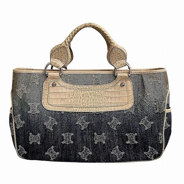 セリーヌ CELINE パリマカダム ブギー WD-SA-0049 バッグ ハンドバッグ レディース【中古】 セリーヌ CELINE パリマカダム ブギー WD-SA-0049 バッグ ハンドバッグ