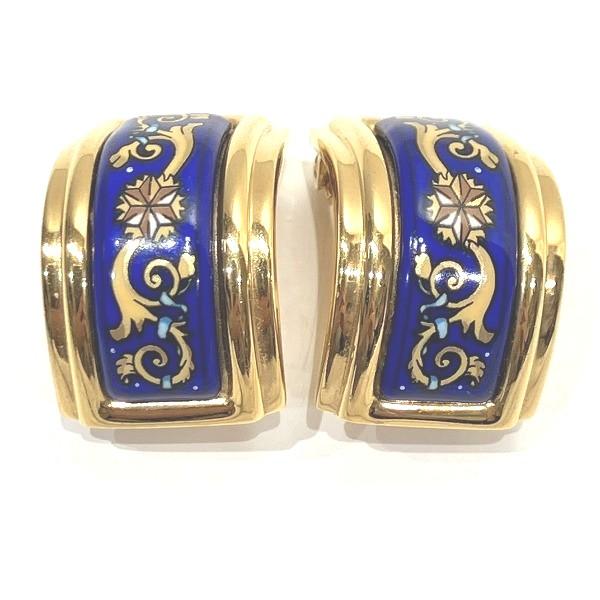 HERMES（エルメス） エマイユ 七宝焼き ブランド小物 イヤリング