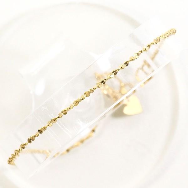 ブレスレット K18 18金 YG イエローゴールド アンクレット 総重量約1.5