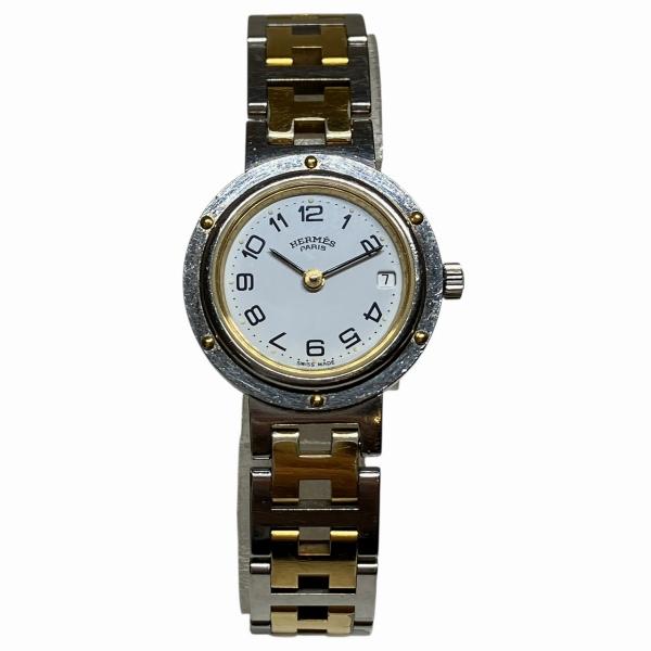 【週末お値下げ】 HERMES 腕時計 HERMES（エルメス） クリッパー クォーツ 時計 腕時計 レディース 中古