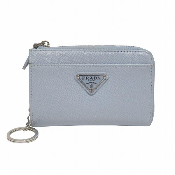 プラダ PRADA サフィアーノ トライアングルロゴ 1PP122 キーケース ケース レディース 財布【中古】 プラダ PRADA サフィアーノ トライアングルロゴ 1PP122 キーケース