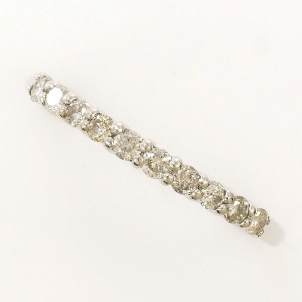 プラチナ Pt900☆つぶつぶリング 7号 リング PT900 プラチナ 指輪 7号 ダイヤ 0.20 総重量約1.3g : ワンダー