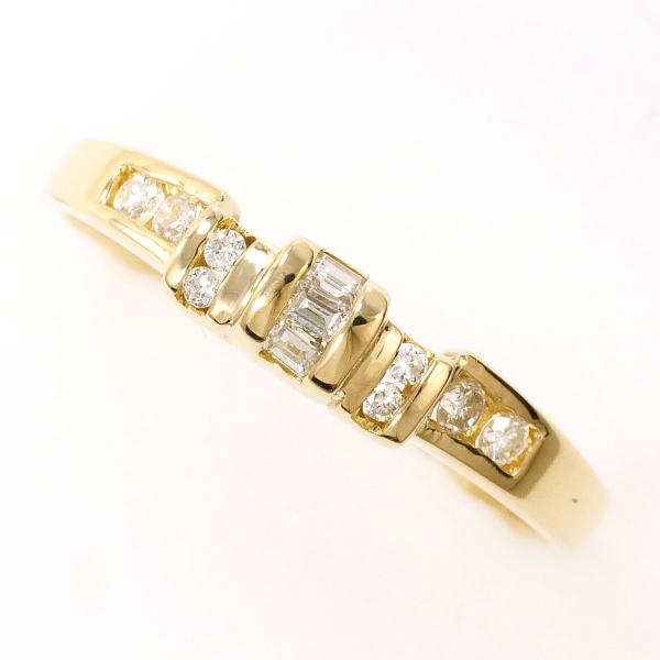 リング・指輪 K14YG 11.5号 ダイヤ 総重量約1.5g : ワンダープライス