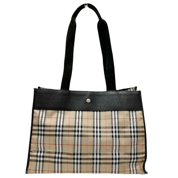 美中古　バーバリートートバッグ ノバチェック　肩掛け可能　高級 バーバリー Burberry ノバチェック バッグ トートバッグ レディース