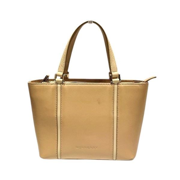 美品　BURBERRY バーバリー　ハンドバッグ　ノバチェック　ベージュ　250 バーバリー Burberry ベージュ系 ノバチェック バッグ ハンドバッグ
