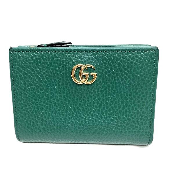 GUCCI（グッチ） GUCCI GGマーモント 772738 2つ折り財布 レディース