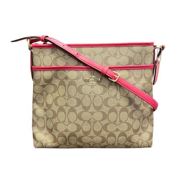 COACH（コーチ） ショルダーバッグ シグネチャー PVC レザー F58297