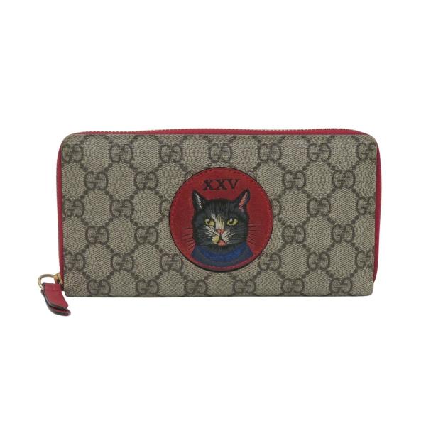【GUCCI】ミスティックキャット財布 GUCCI（グッチ） ミスティックキャット 長財布 GGスプリーム GG
