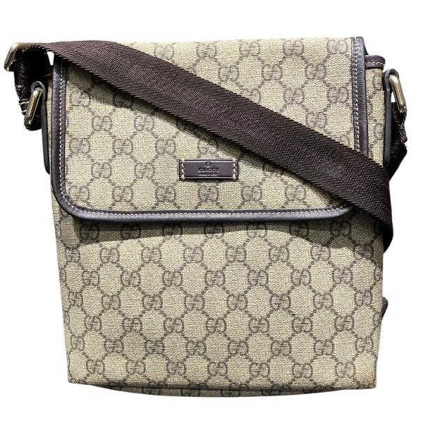 GUCCI（グッチ） ショルダーバッグ GGスプリーム PVC レザー 223666