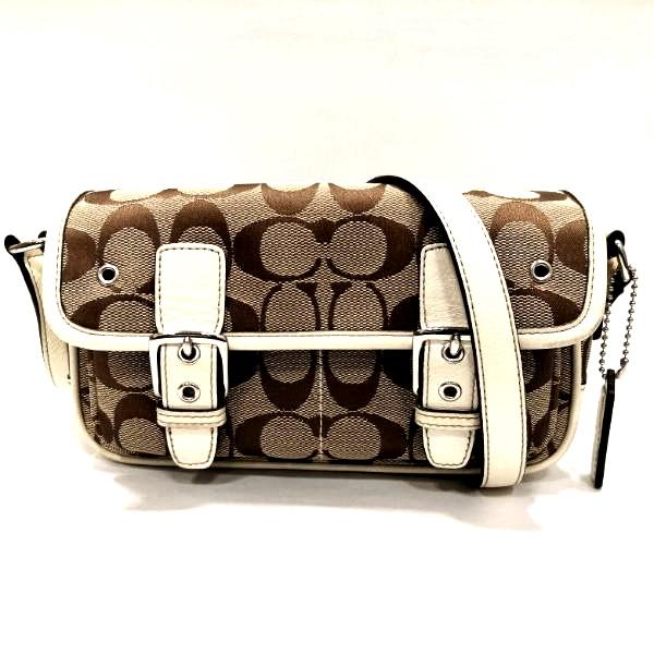 コーチ COACH シグネチャー 6844 キャンバス ミニ バッグ ショルダー