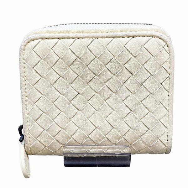 ボッテガ・ヴェネタ イントレチャート レザー 財布 2つ折り財布  