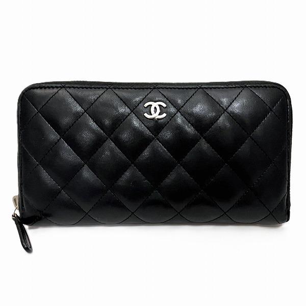 シャネル CHANEL ココマーク マトラッセ A50097 ラウンドファスナー 長 
