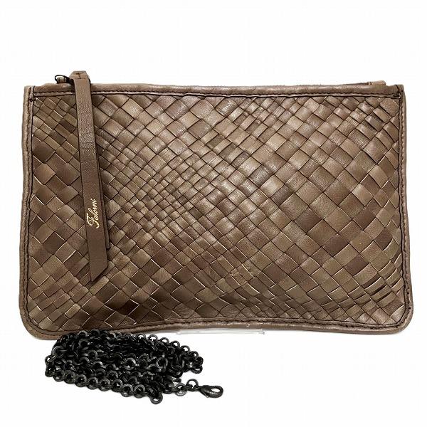 ファロルニ F1440 メッシュ 斜め掛け 2WAY バッグ ショルダーバッグ クラッチバッグ レディース【中古】 ファロルニ F1440 メッシュ 斜め掛け 2WAY バッグ ショルダーバッグ