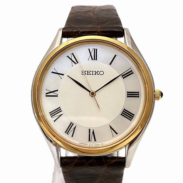 セイコー ドルチェ 8J41-0AJ0 クォーツ 時計 腕時計 メンズ 中古  