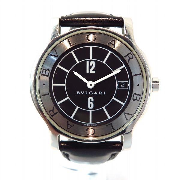 ブルガリ Bvlgari ソロテンポ St35s クォーツ 革ベルト ブラック デイト 時計 腕時計 メンズ 中古 あすつく ワンダープライス Yahoo 店 通販 Yahoo ショッピング