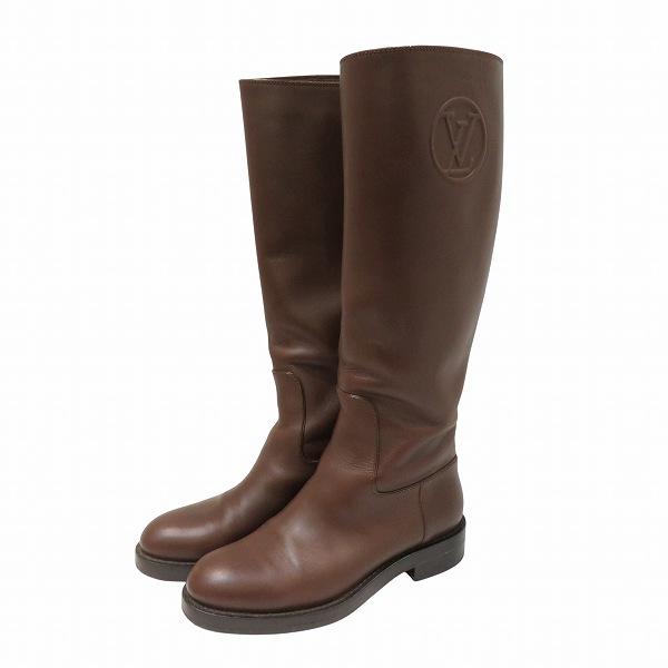 ルイヴィトン Louis Vuitton ブラウン Mサイズ MA0146 ロングブーツ レディース 小物【中古】 LOUIS VUITTON（ルイ・ヴィトン） ブラウン Mサイズ MA0146 ロング