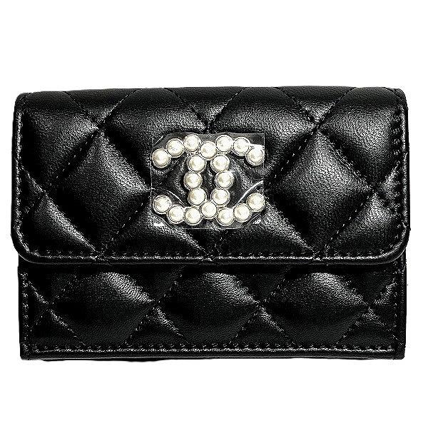 CHANEL（シャネル） スモール フラップ ウォレット ラムスキン AP3808