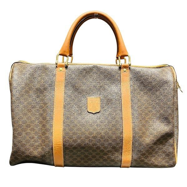 CELINE／セリーヌ／マカダム／ボストンバック／鍵なし セリーヌ CELINE マカダム バッグ ボストンバッグ ユニセックス 中古