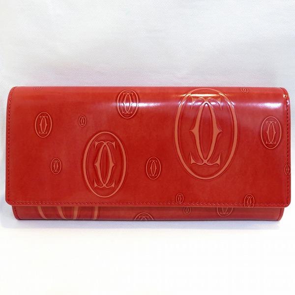 Cartier】カルティエ ハッピーバースデー ２つ折り財布 レディース-