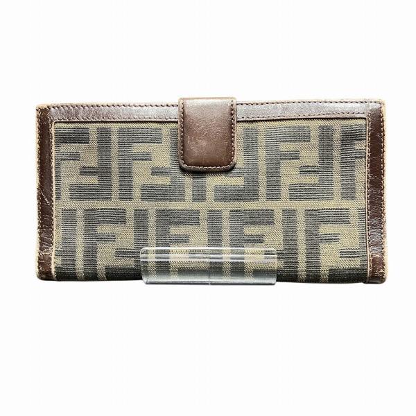 FENDI（フェンディ） ズッカ柄 2804-30806 長財布 2つ折り財布 ユニ 