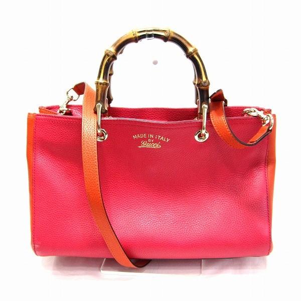 グッチ Gucci バンブー ショッパー レザー レザー 2wayトートバッグ 2wayバッグ レディース 中古 Gucci バンブー あすつく ワンダープライス 店