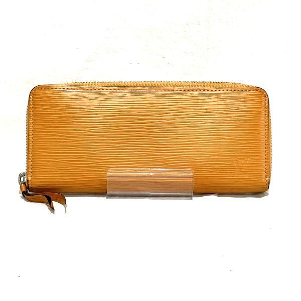 ルイヴィトン Louis Vuitton エピ ポルトフォイユクレマンス M64305 サフラン ラウンドジップ 長財布 レディース 送料無料 【中古】【あす楽】 LOUIS VUITTON（ルイ・ヴィトン） エピ ポルトフォイユクレマンス