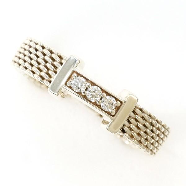 【美品　廃盤】Tiffany & Co. サマセットリング　4Pダイヤ 11号 TIFFANY&Co.（ティファニー） リング サマセット シルバー 指輪 4号