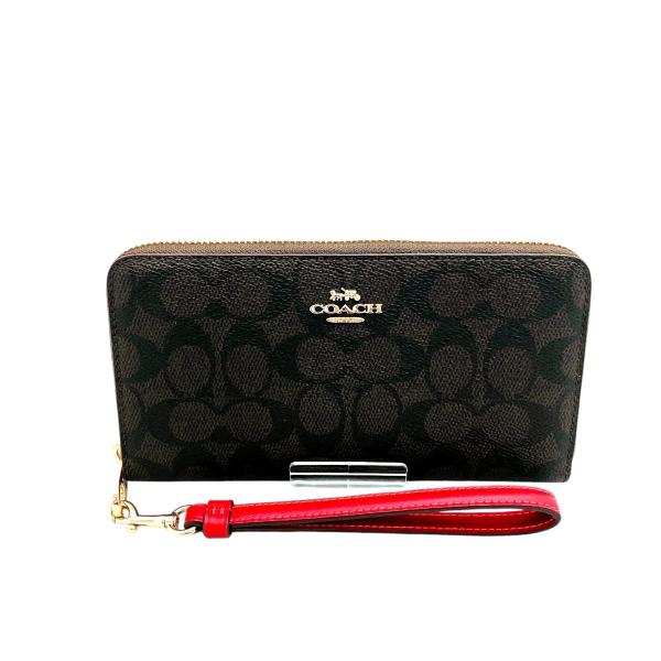 COACHコーチ　 新品未使用シグネチャー ラウンドファスナー長財CW778 COACH（コーチ） ロング ジップ アラウンド ウォレット 長財布