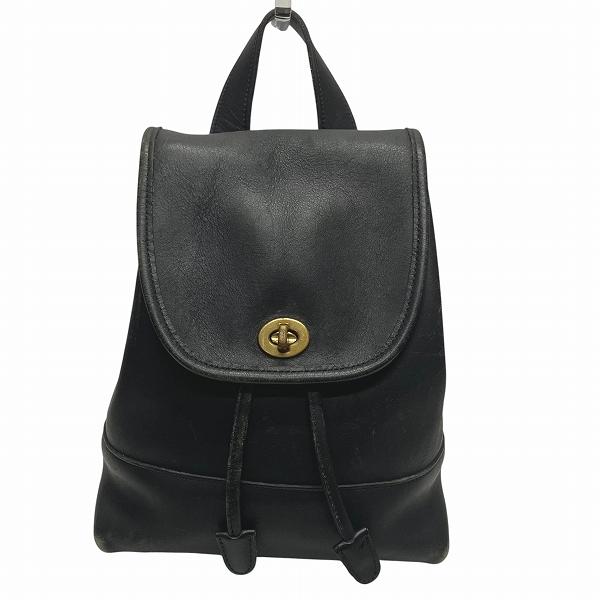 コーチ COACH リュックサック オールドコーチ 9960 リュック レザー USA製 COACH オールド コーチ レザー リュックサック 茶☆9960