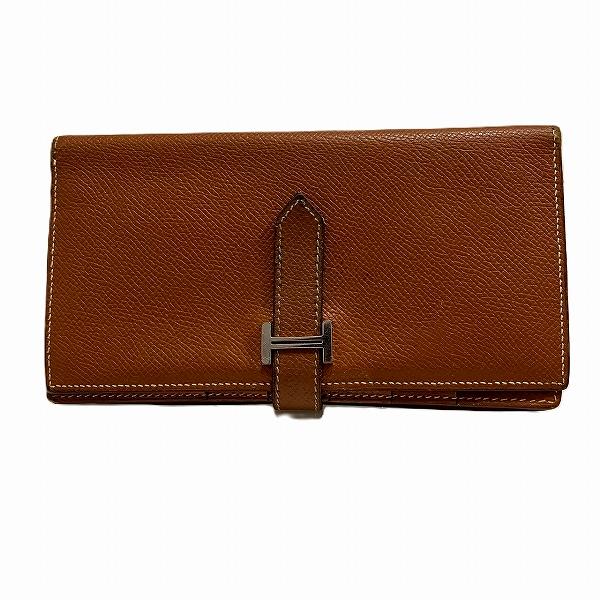 HERMES エルメス Hermes ベアンスフレ ヴォーエプソン 長財布 2つ折り 