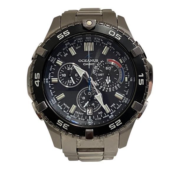 カシオ オシアナス カシャロ OCW-P500 電波ソーラー チタン クロノ