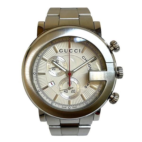 GUCCI グッチ Gクロノ 101M クォーツ 時計 腕時計 メンズ 中古 GUCCI グッチ Gクロノ 101M クォーツ 時計 腕時計 メンズ 中古