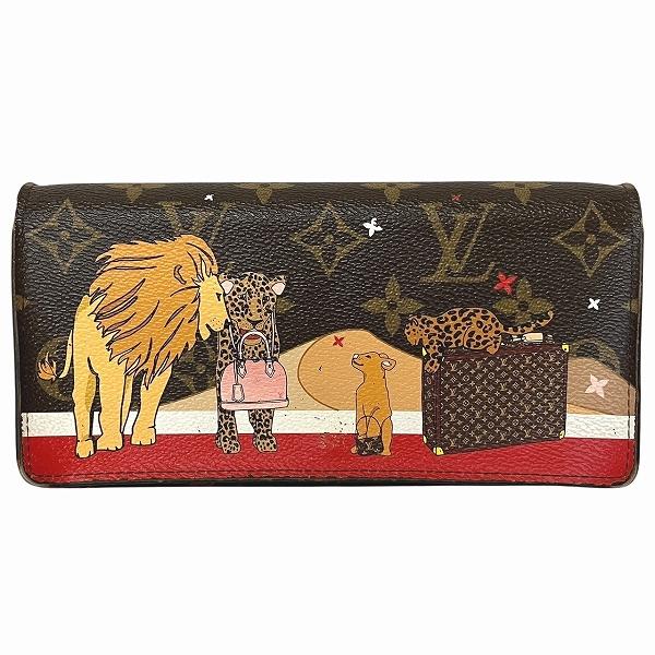 ルイヴィトン Louis Vuitton モノグラム ポルトフォイユ サラ アニマルプリント M63424 長財布 2つ折り財布 レディース【中古】 LOUIS VUITTON（ルイ・ヴィトン） モノグラム ポルトフォイユ サラ