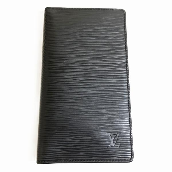 ルイヴィトン ポルトビエ カルトクレディ コンパクト エピ ブラック 二つ折り ルイ ヴィトン エピ ノワール カルトクレディ 折り財布 ブラック 黒 三