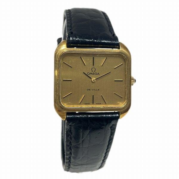 オメガ デビル 手巻き スクエア 時計 腕時計 メンズ 中古  