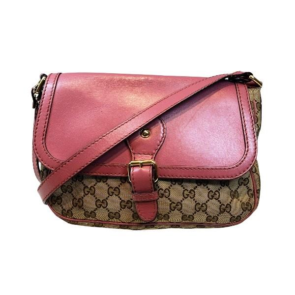 GUCCI（グッチ） GUCCI GGキャンバス 308452 ベージュ×ピンク バッグ