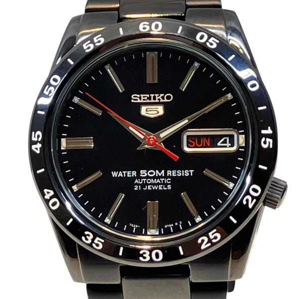 SEIKO 5 自動巻き時計 本体 ブラック文字　7S26-02T0 SEIKO（セイコー） セイコー5 腕時計 総重量約109g SS SS 自動巻き