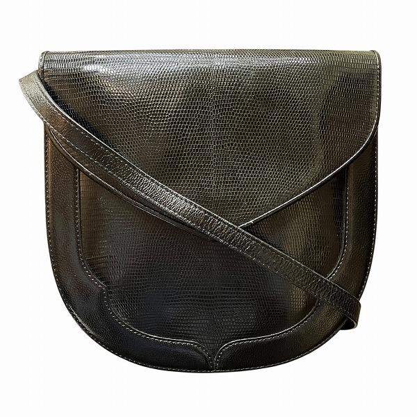 イヴ・サンローラン リザード バッグ ショルダーバッグ レディース