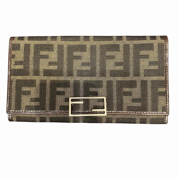 FENDI（フェンディ） 長財布 ズッカ キャンバス レザー 07-15828/0-012
