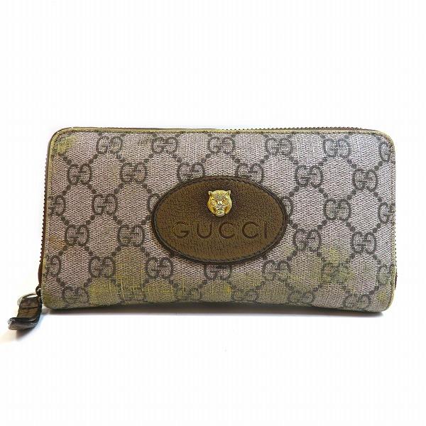 GUCCI(グッチ)/GGスプリーム /ネオヴィンテージ /長財布/473953 GUCCI グッチ GGスプリーム 473953 ネオヴィンテージ ジップ