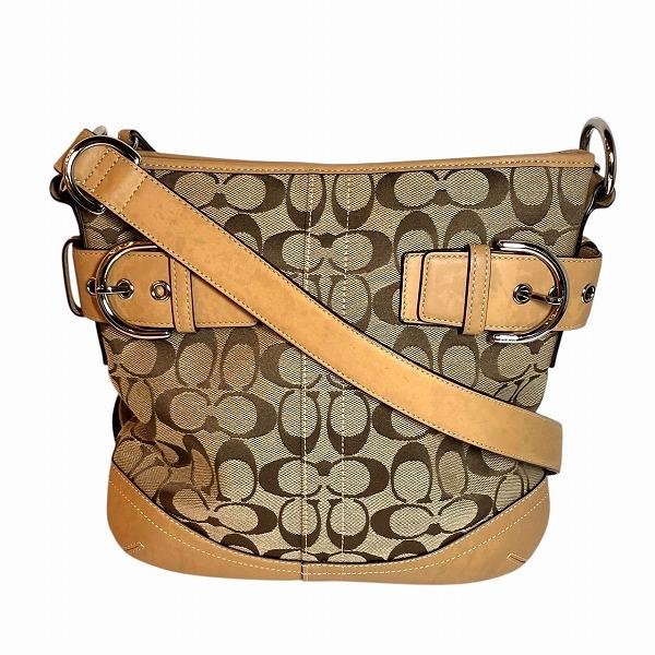 COACH（コーチ） シグネチャー F03574 ブラウン系 バッグ ショルダー