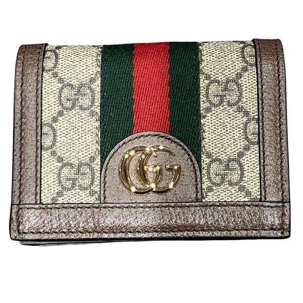 GUCCI 二つ折り財布 オフディア GGスプリーム  (2つ折り財布) GUCCI(グッチ) / 2つ折り財布_オフィディア_GGスプリーム_ウェブ